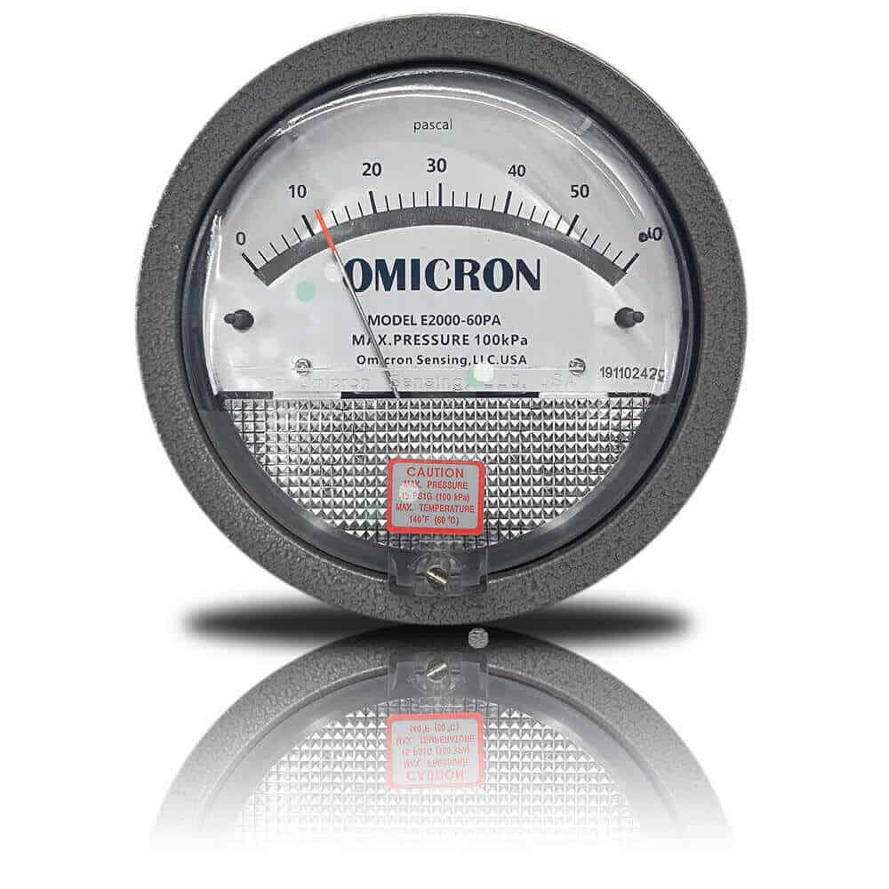 E2000 : Differential Pressure Gauge | Omicron Sensing LLC